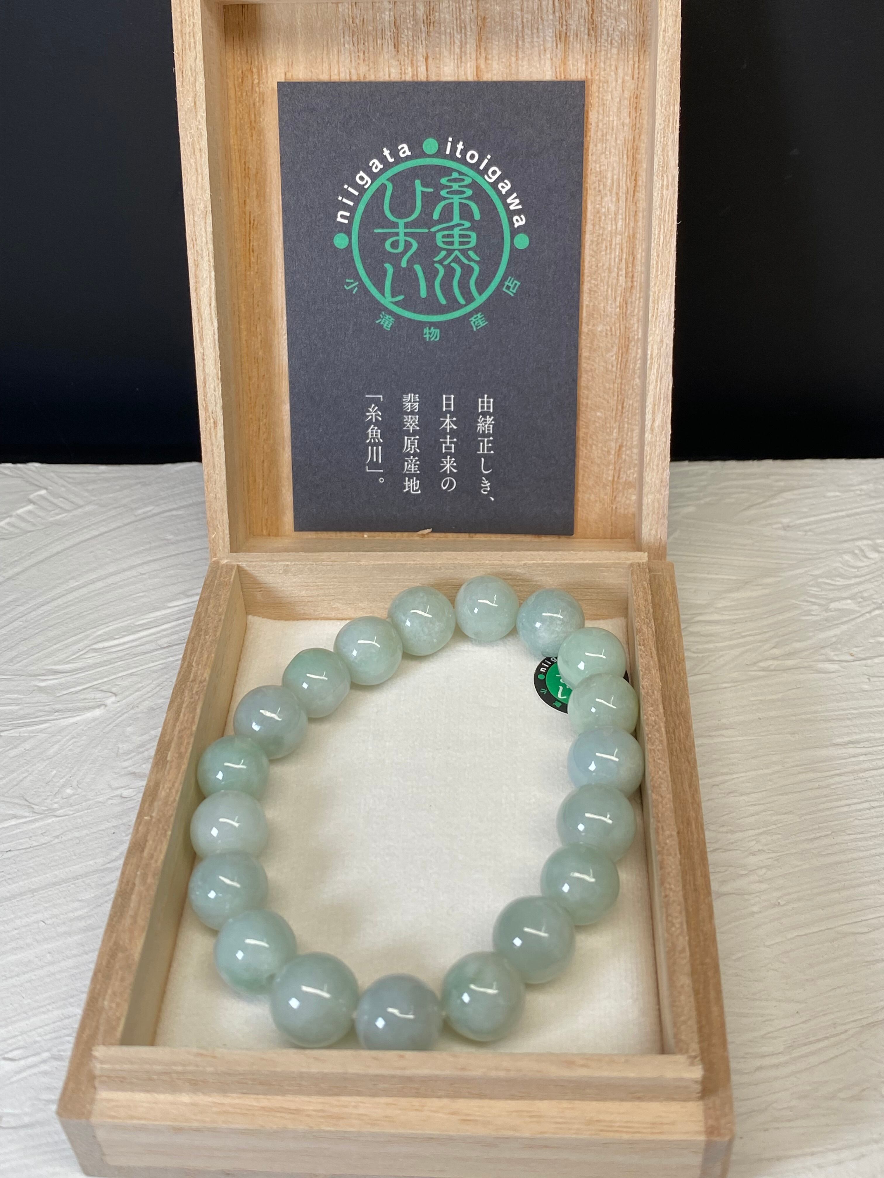 高品質✨糸魚川翡翠ブレス（証明あり）