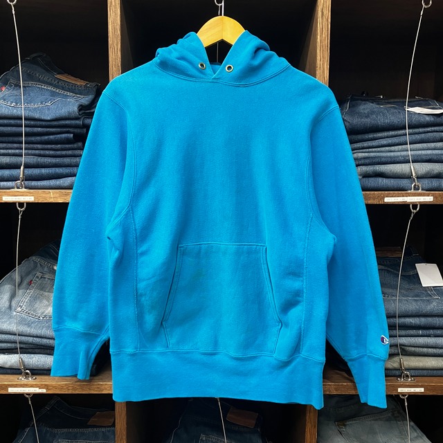 1990'S CHAMPION REVERSE WEAVE BLUE 目無し PARKA