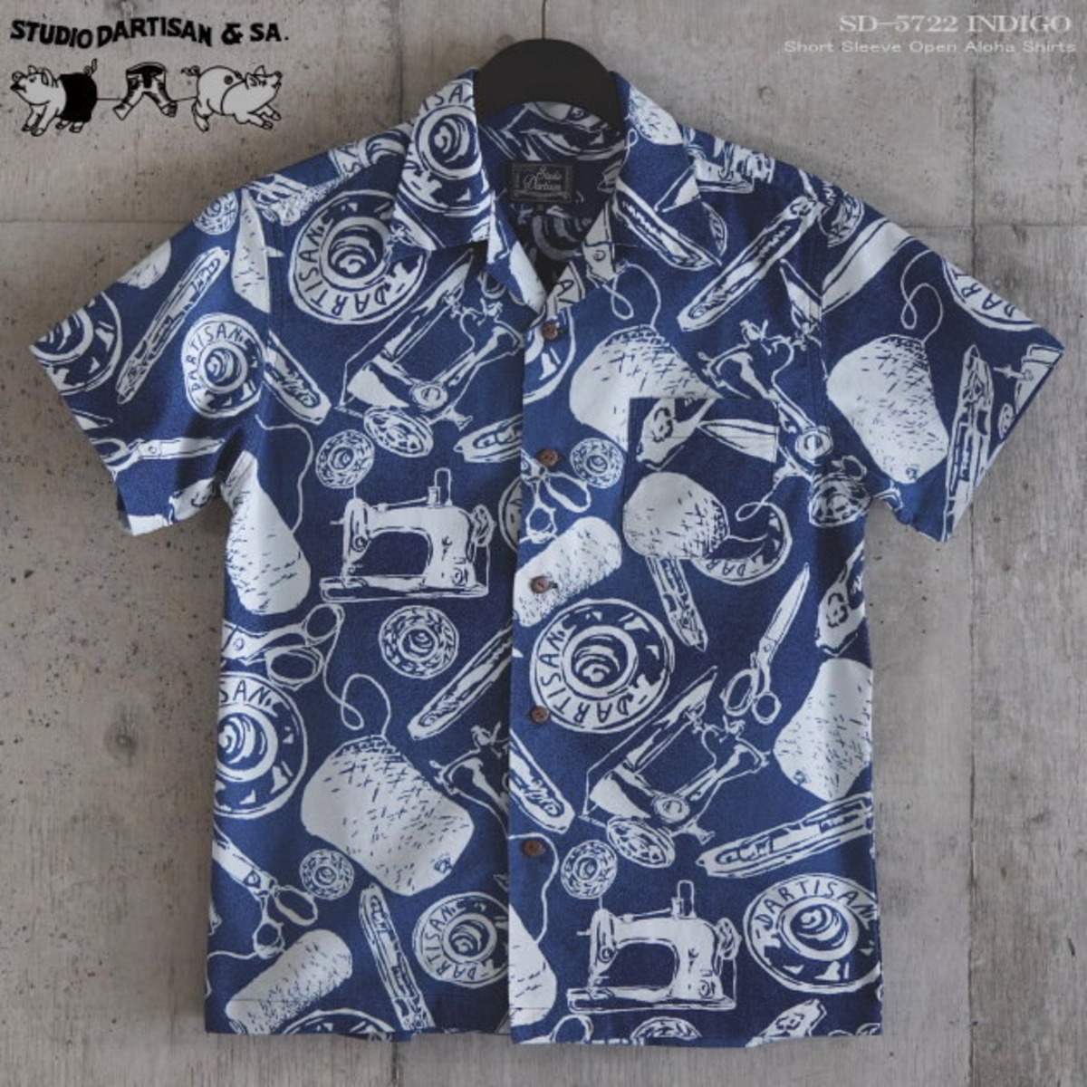 Collina Strada タイダイデザインシャツ アメリカブランド アロハ 40s 
