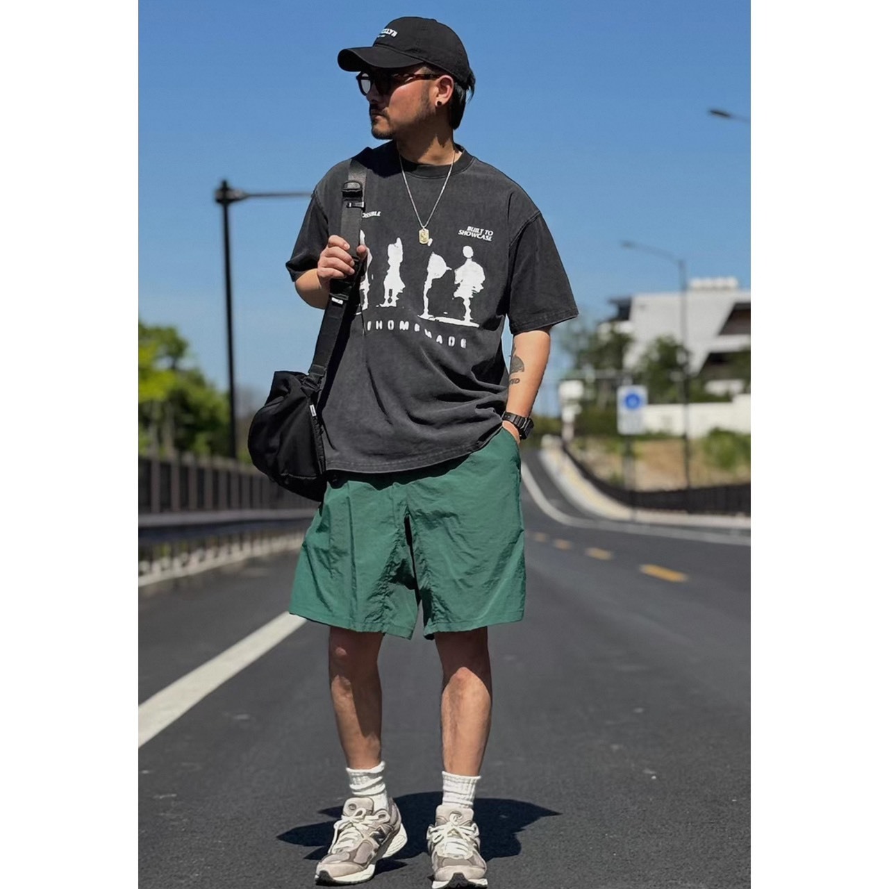 Washed silhouette graphic tee 1433 - 3