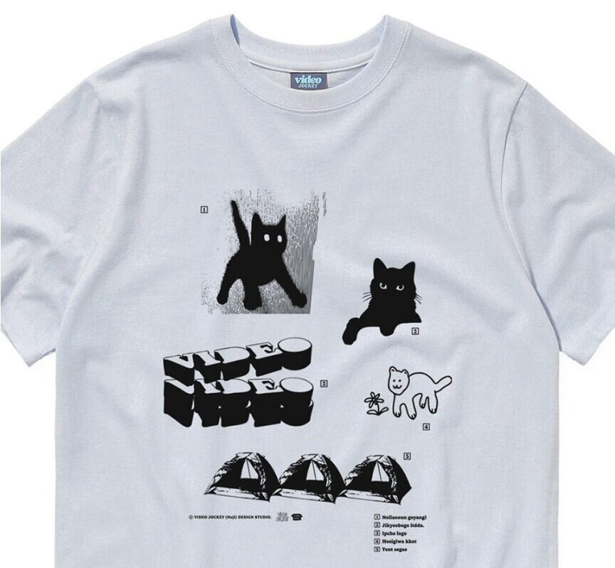 ◆VIDEO JOCKEY IBEUMYEON BARO HIPSTAR LS TSHIRT/8色◆ ☆IVE レイ 着用!!【VIDEO JOCKEY】IBEUMYEON BARO HIPSTER T