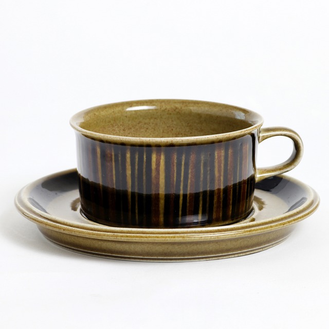 ARABIA アラビア Kosmos コスモス ティーカップ＆ソーサー - 3d 北欧ヴィンテージ