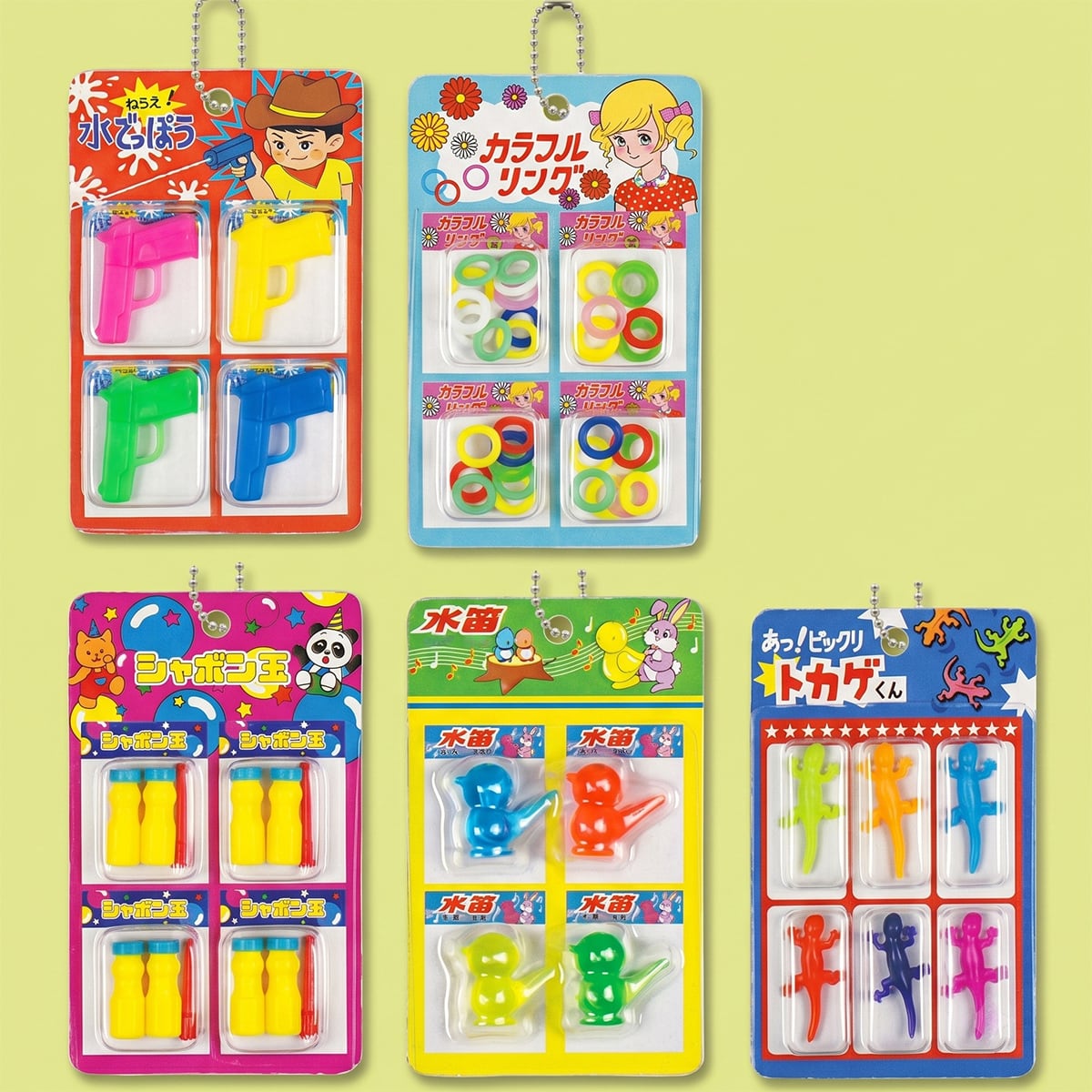 フルコンプ】 吊り下げ駄菓子屋おもちゃマスコット7 【全5種セット