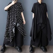 イレギュラーヘム チュニックシャツ  30102