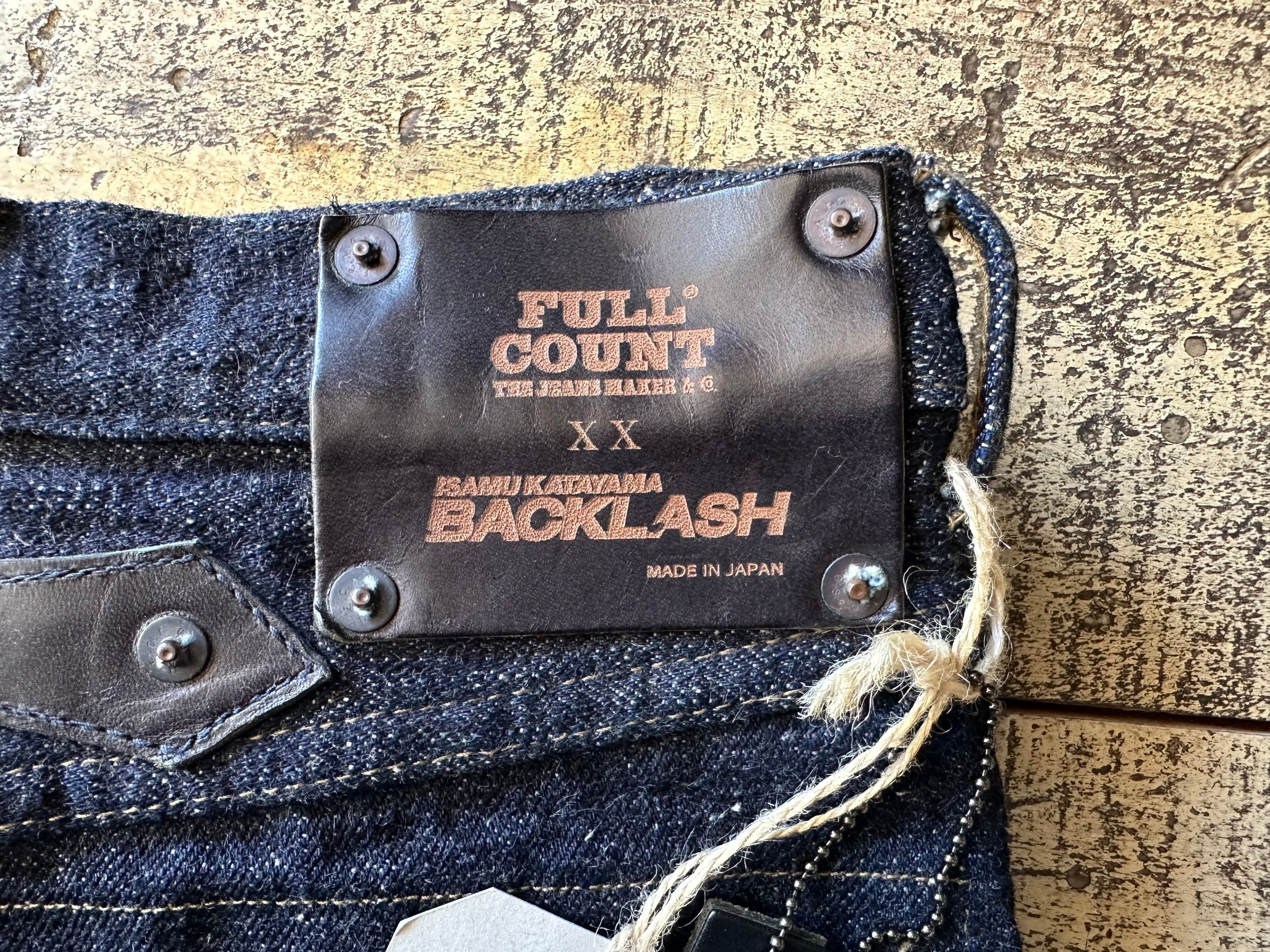 FULLCOUNT x ISAMU KATAYAMA BACKLASH / 15.5oz ZIMBABWE COTTON JEANS