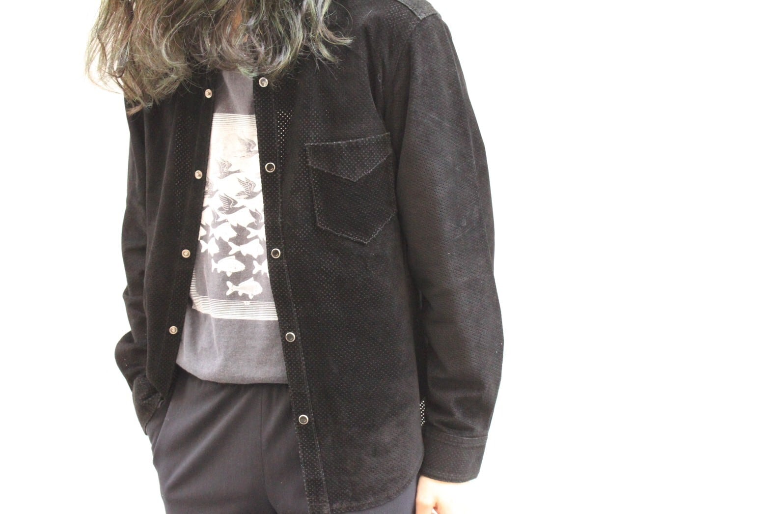 Jean Paul Gaultier objet Pig Skin Mesh Shirt