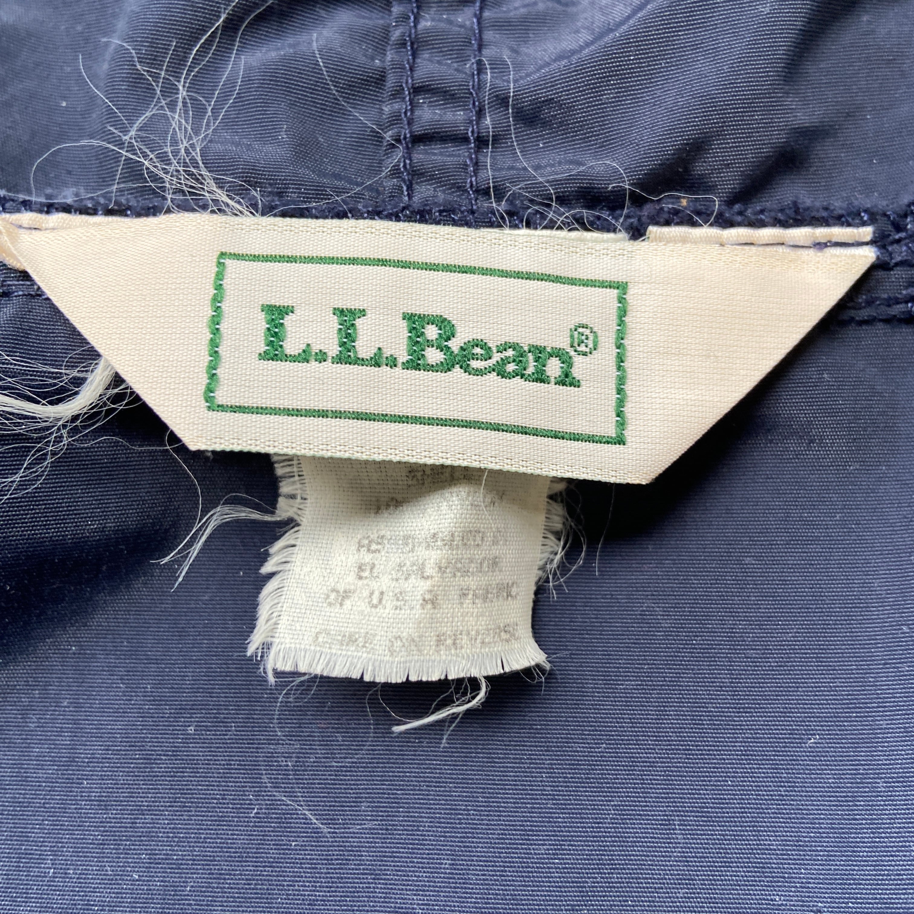 80年代〜90年代 L.L.Bean エルエルビーン 山ロゴ ナイロン アノラック