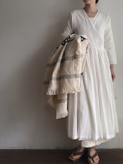 A HOPE HEMP | 単糸天竺《ヘンプ × コットン》 DROP SHOLDER LOOSE OPドロップショルダー ルーズ ワンピース