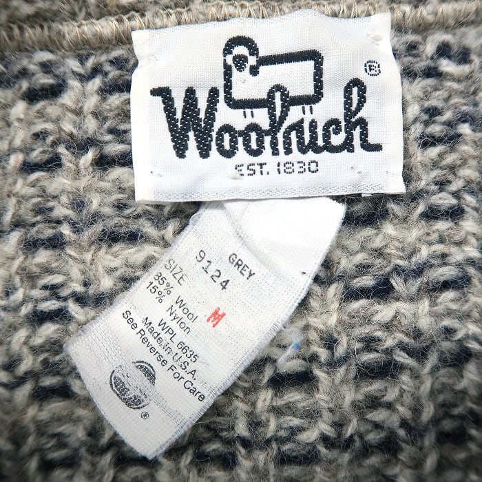 古着 70年代 USA製 ウールリッチ WOOLRICH ウールニット セーター