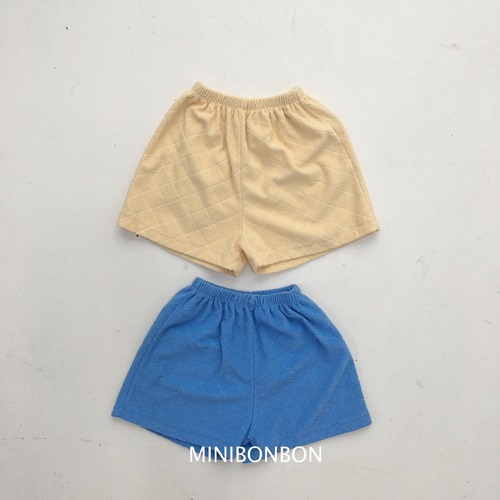【予約】mini bonbon パイルハーフパンツ