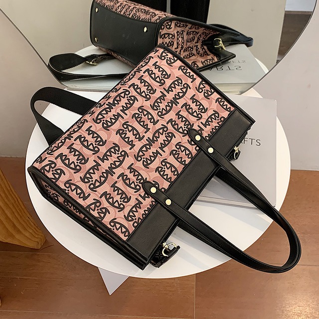 大容量バッグレディース2020新秋冬レトロワイルドワンショルダートートバッグファッションネットレッドポータブルメッセンジャーバッグ Tiancai_Wing_Bag91576850254