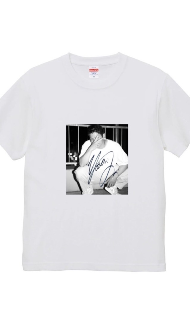 YOSHIKI MINATO  original print T-shirt（White）
