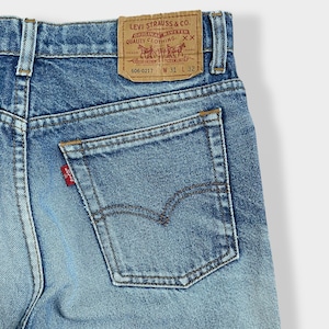 【LEVI'S】606 デニム ジーパン ジーンズ ヒゲ アタリ 蜂の巣 色落ち .W31 L32 スリム タイト スキニー 細身 パンクス ラモーンズ リーバイス US古着