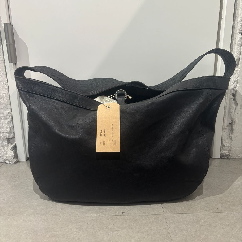 T.T Taiga Takahashi ティーティー 25AW Lot.004 Newsboy Bag Black