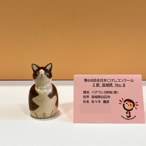 ハチワレ３姉妹（黒）　【限定１体】