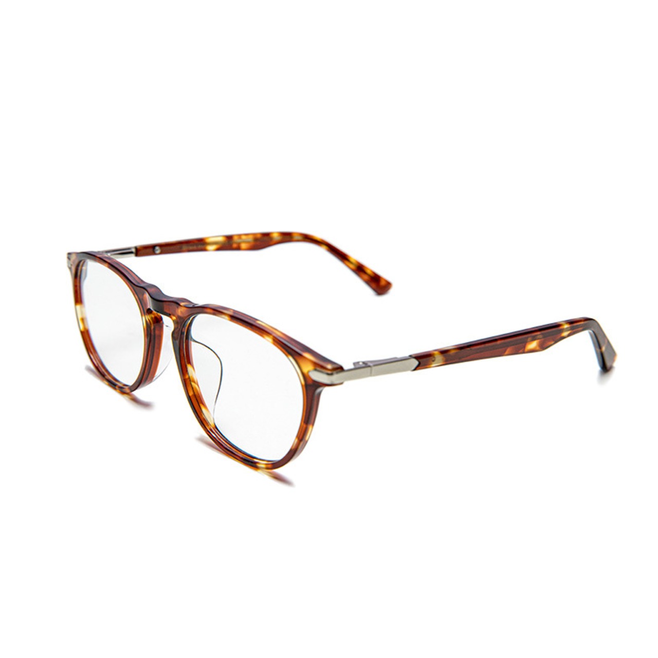 Thin Glasses -boston- / べっ甲 カラー シン メガネ -ボストン-