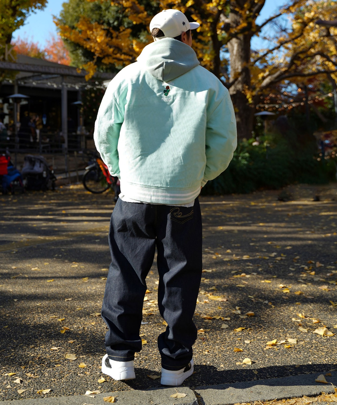 【#Re:room】CACTUS EMBROIDERY CORDUROY JACKET［REJ117］