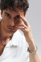 【Open adjust signet ring】/ SILVER