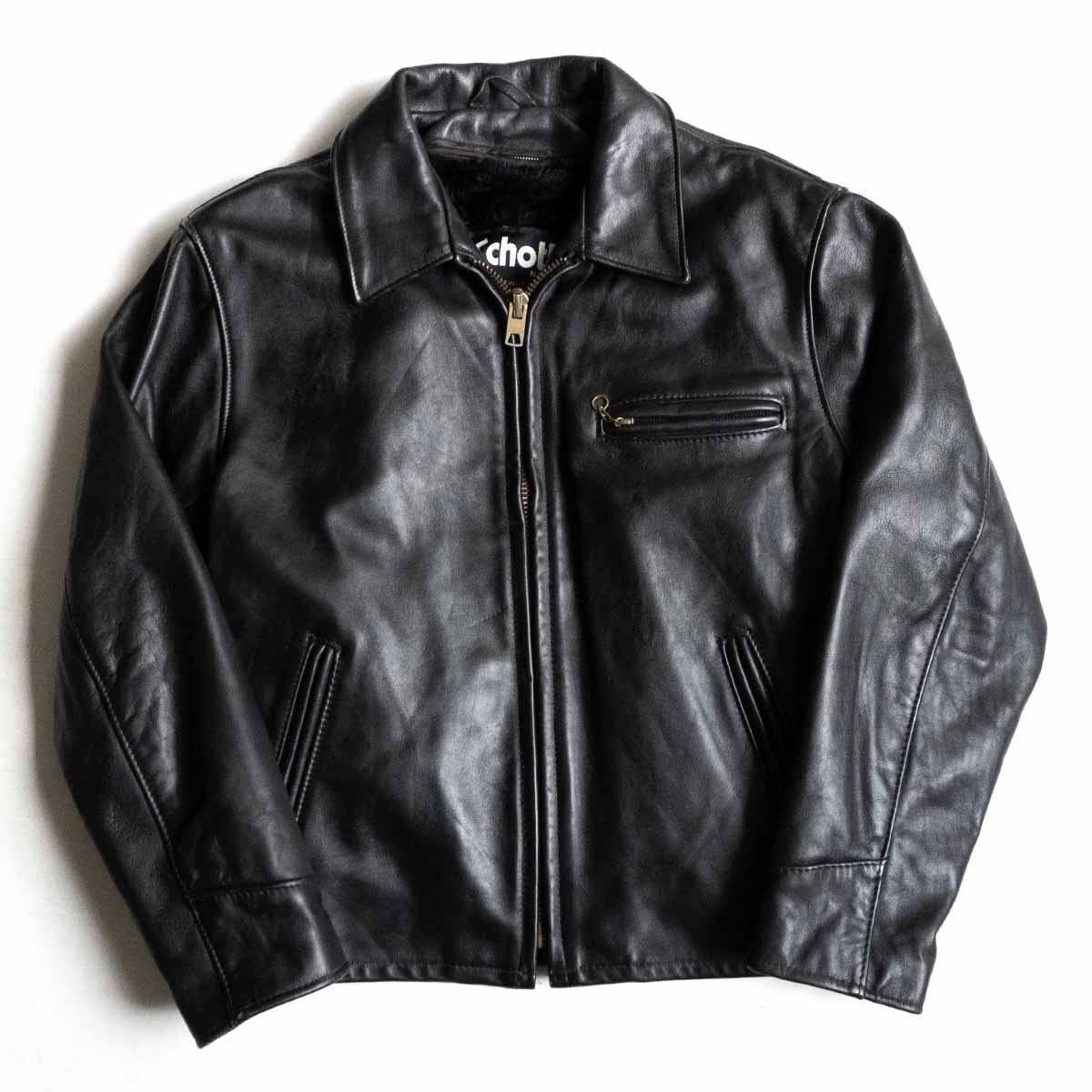 美品 schott AT101 ライナー付 えげつない トラッカージャケット 