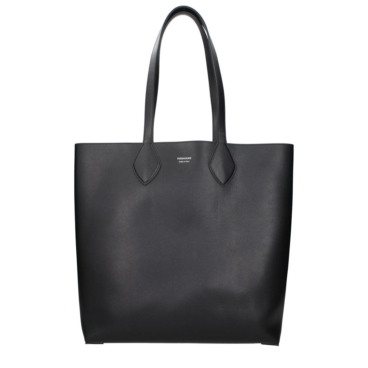 【新品】FERRAGAMO メンズ ショルダーバッグ レザー ブラック 2416800779428