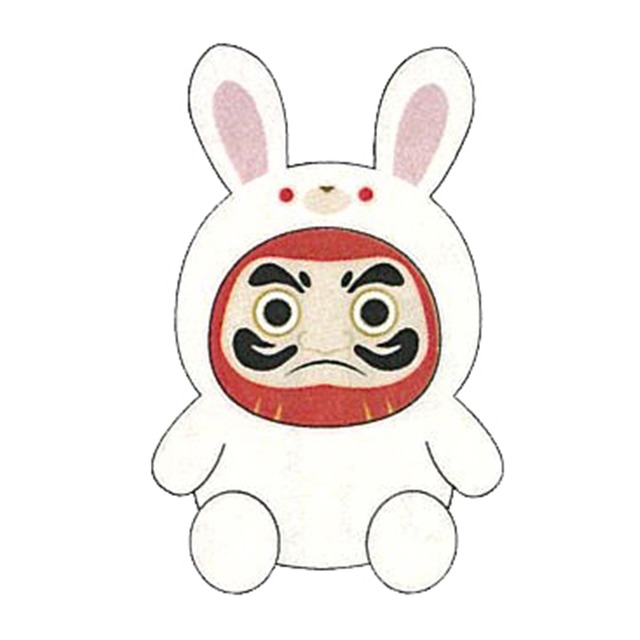 DALULUぬいぐるみキーチェーン ウサギ(9813220)