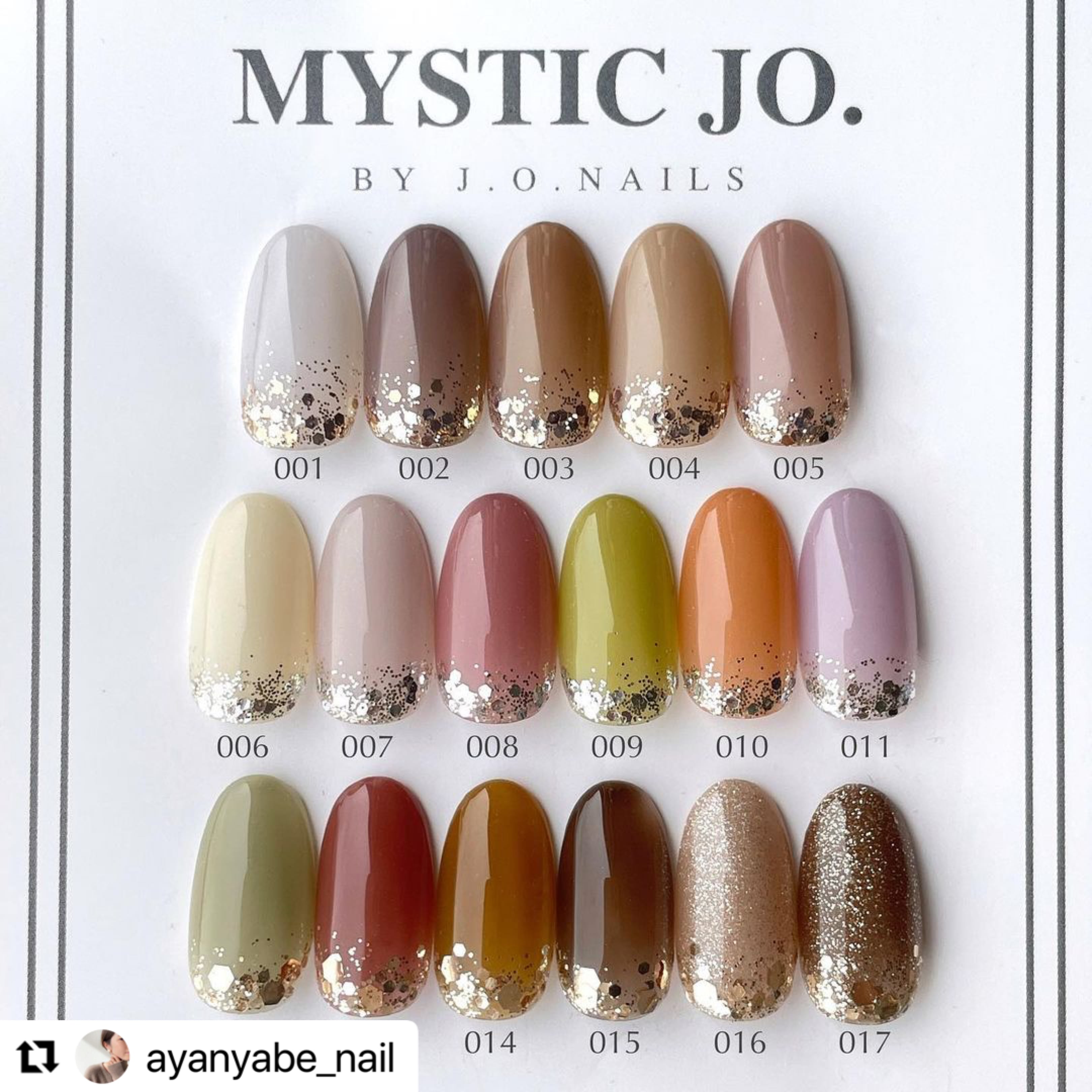 MYSTIC JO.】MYSTIC GEL 006〜011 / セット | J.O.NAILS STORE