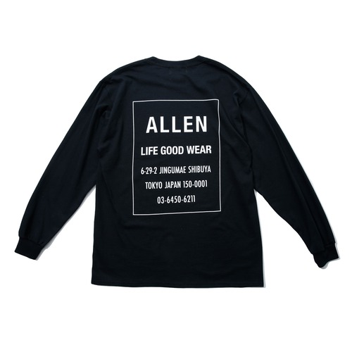 ALLEN LOGO Long T-shirt black