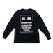 ALLEN LOGO Long T-shirt black