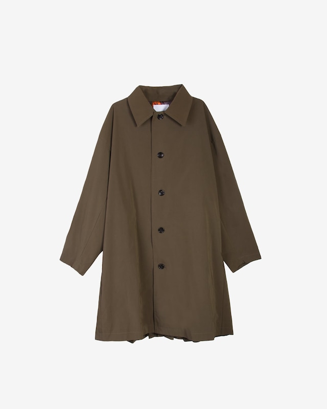 Over pleats coat -khaki <LSD-BA3C2>