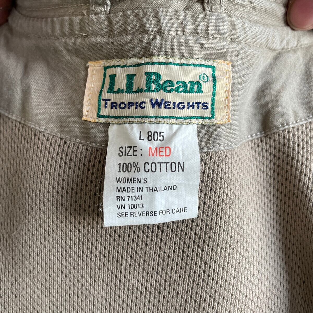 90年代 L.L.Bean エルエルビーン TROPIC WEIGHTS サファリベスト
