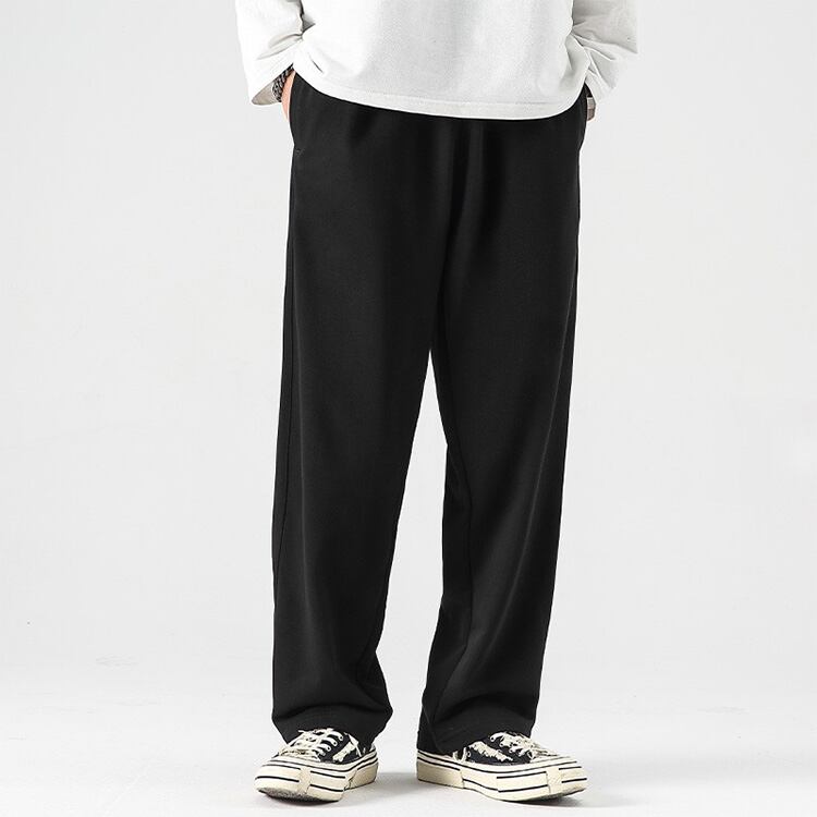 ★SPORTS STRAIGHT MOP WIDE LEG TROUSERS　　A0523