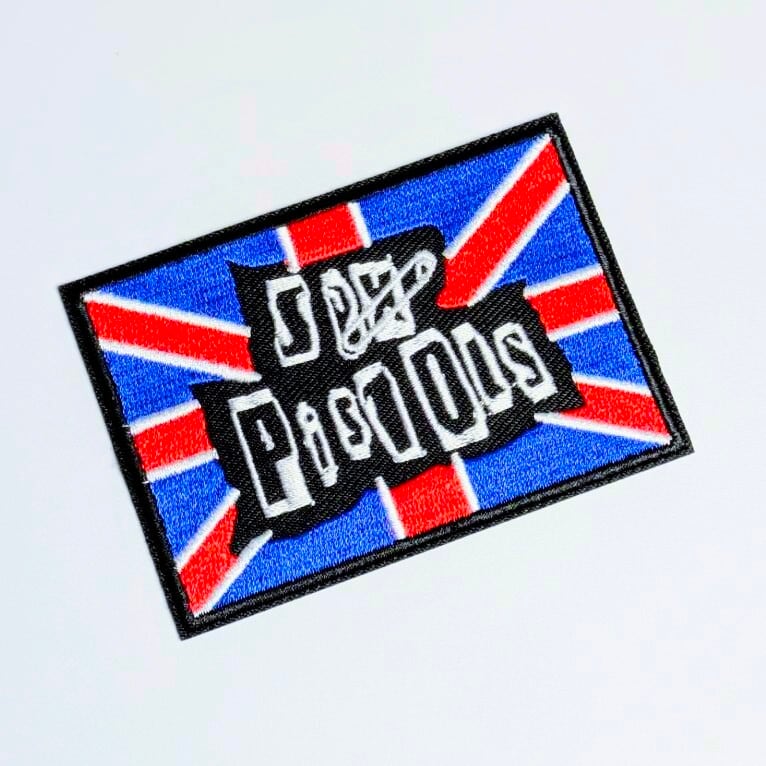 送料無料! ★刺繍アイロンワッペン★ 【 Sex PiSTOLS ( セックスピストルズ ) 】 〚アメリカン雑貨 アメトイ〛