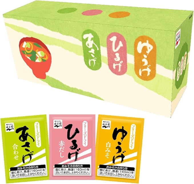 Nagatanien 永谷園 あさげ・ひるげ・ゆうげ おみそ汁アソートBOX(粉末