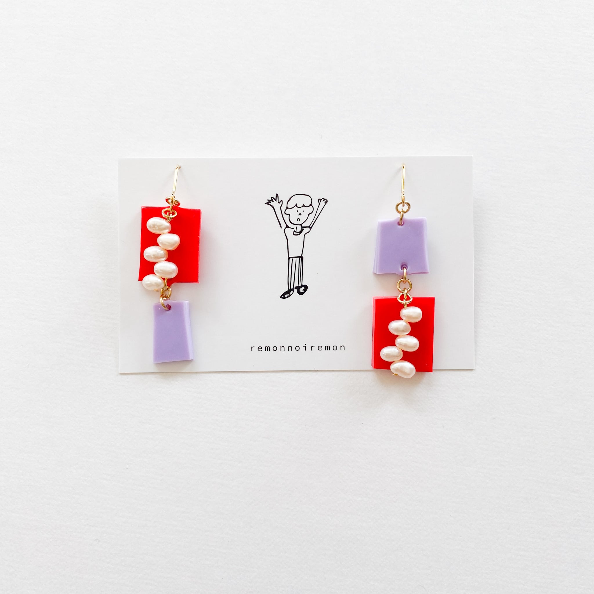 (淡水パール）カケラピアス/イヤリング