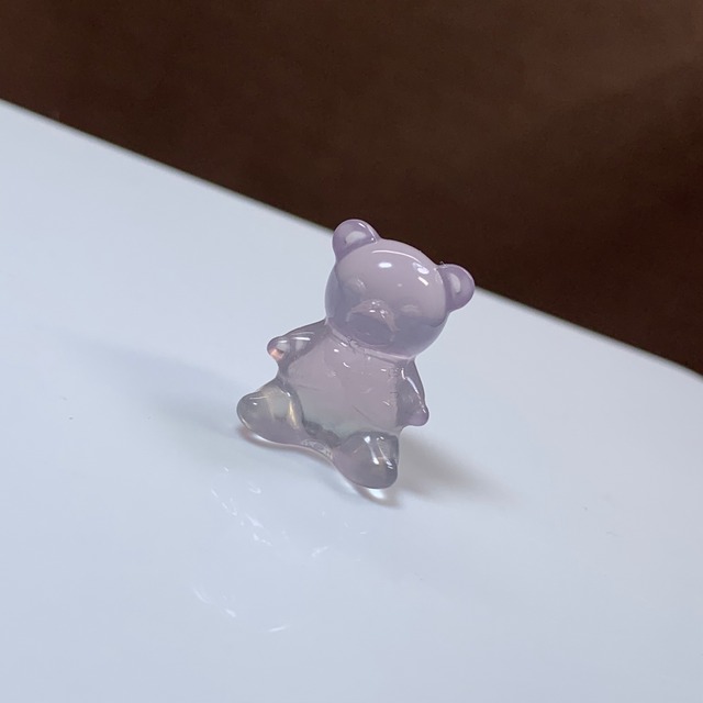 36.可愛いくまちゃん・フローライトくま