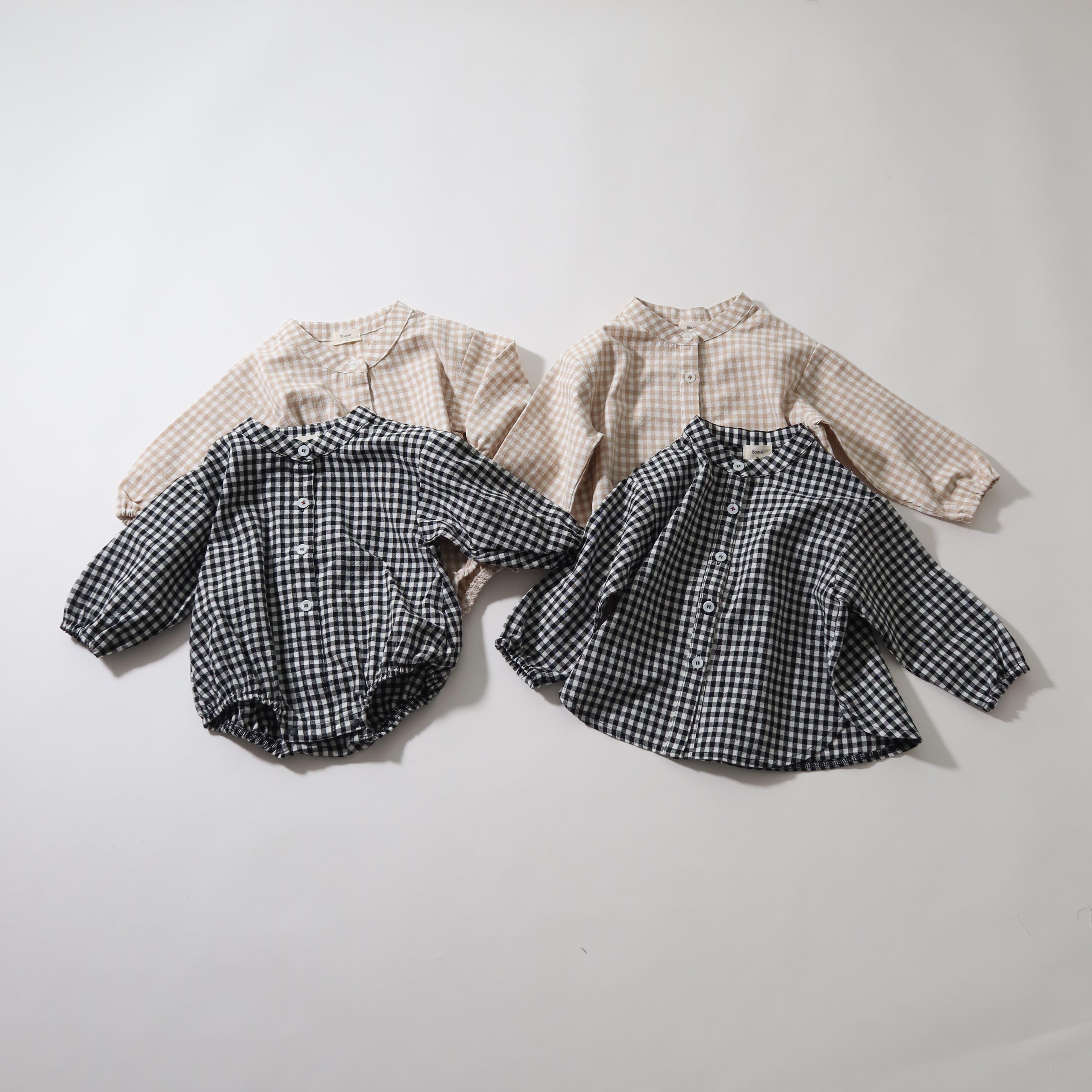 soduk ギンガムチェックシャツ ワイシャツ ギンガムチェック ネイビー ジャカード LOUIS