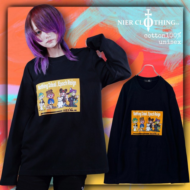 《NieRの日限定プレゼント》擬人化CHARACTER FAMILY LONG BLACK CUTSEW