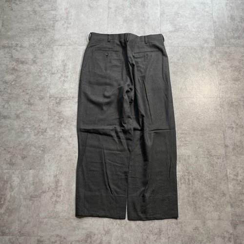 90s Dior ウールスラックス 無地 日本製 【W31】 詳細写真2