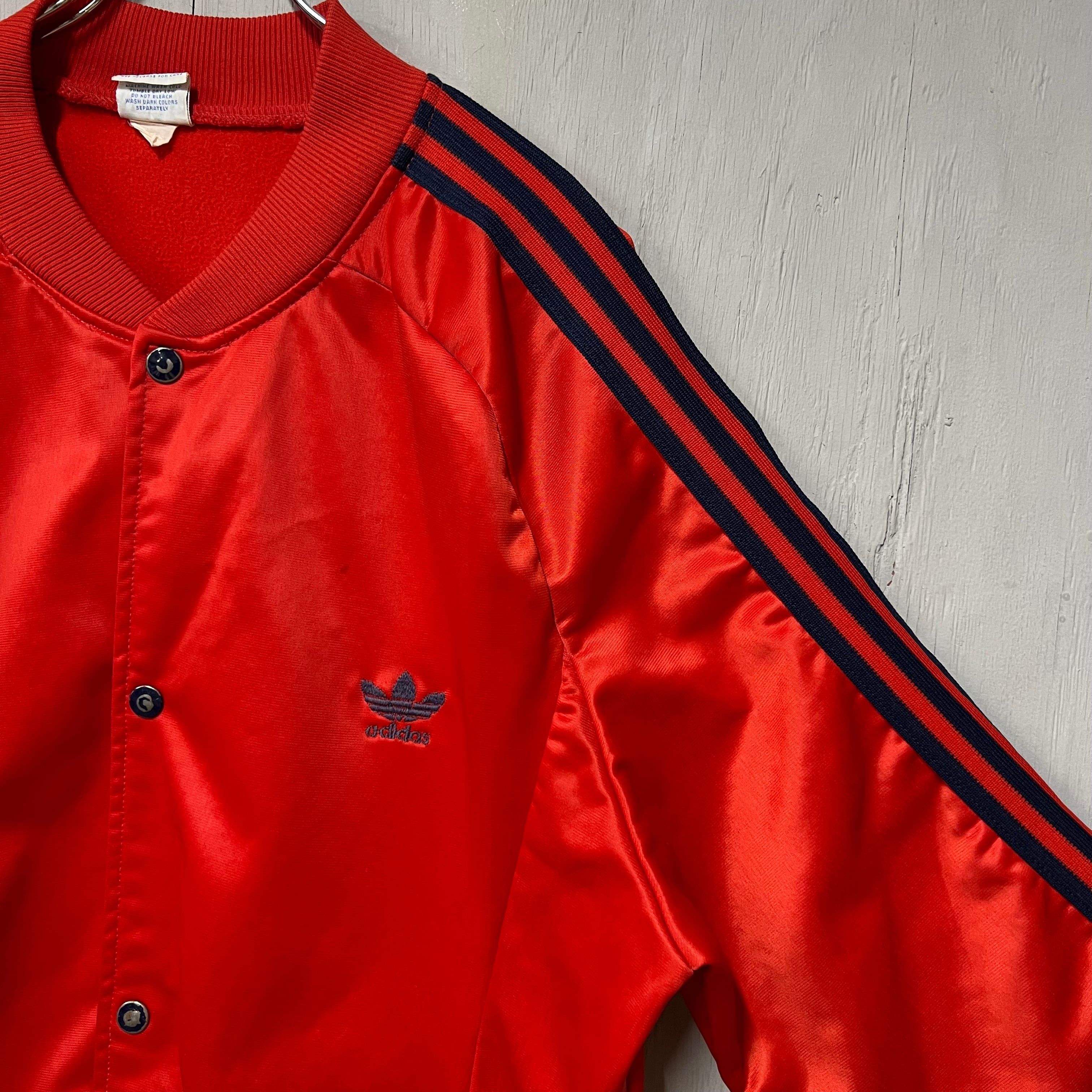 80s adidas ATP スナップボタントラックジャケット レッド XL | 古着屋