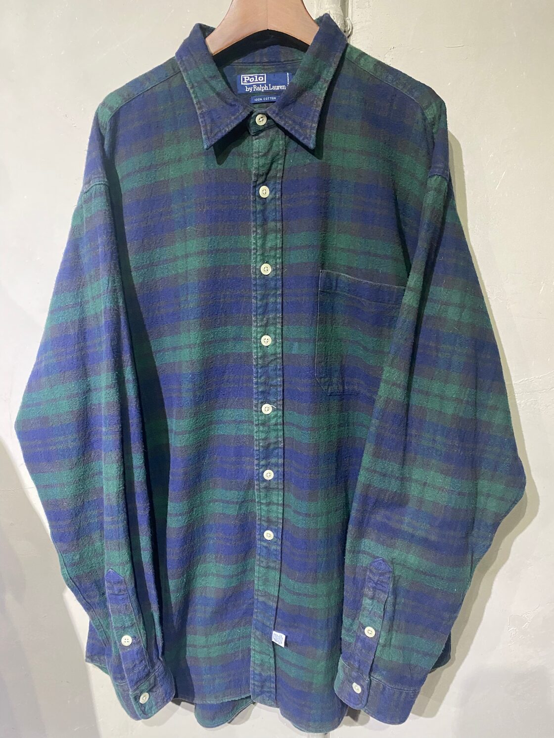 polo ralph lauren ポロラルフローレン 長袖 フランネルシャツ