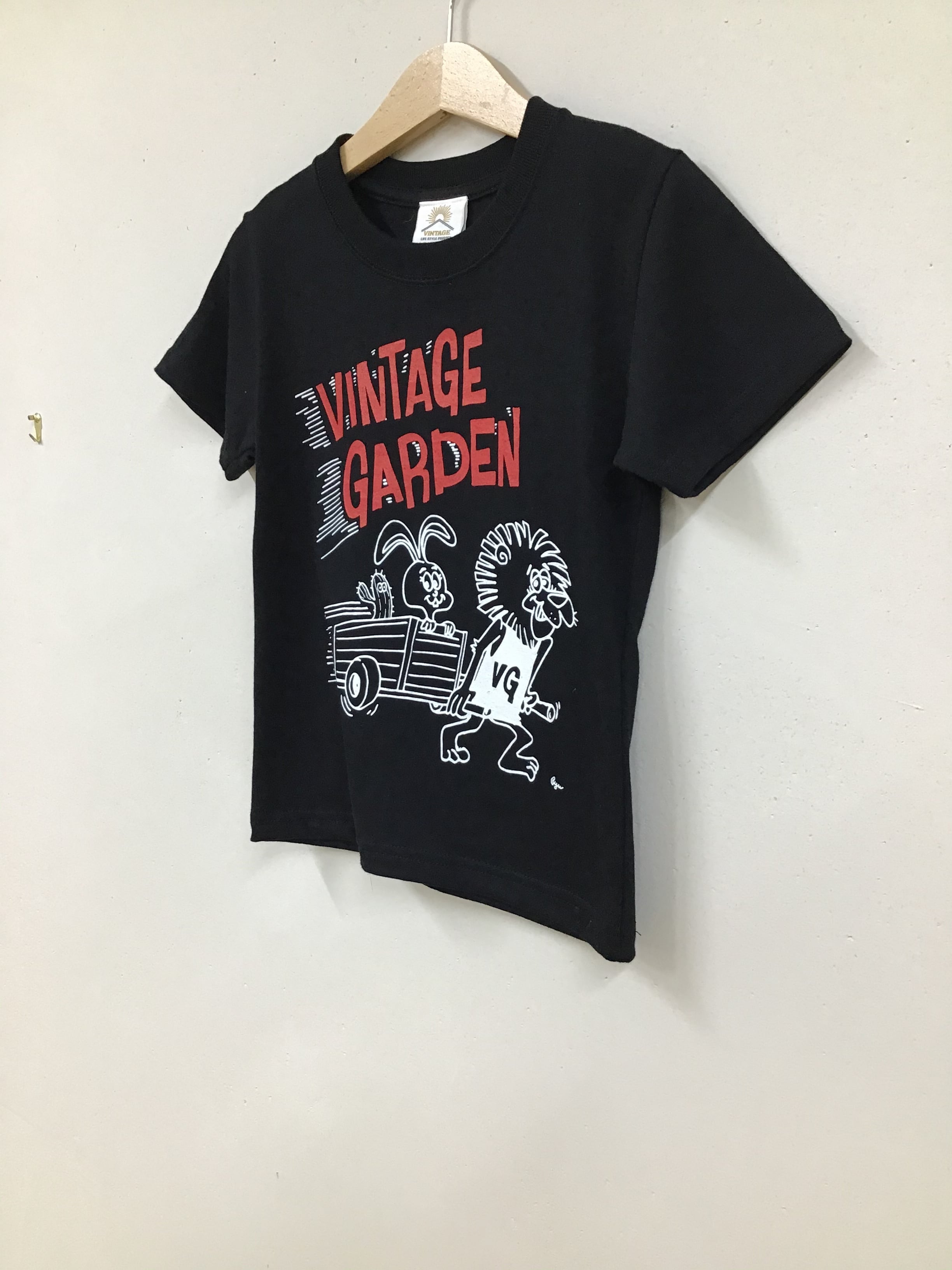 キッズサイズ] VINTAGE GARDEN オリジナルキャラクターTシャツ