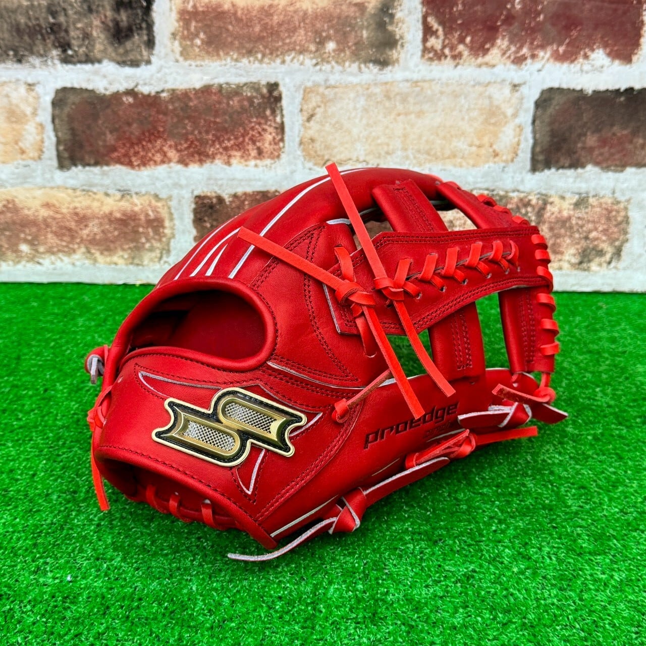 店舗別注】MUJI GLOVE 硬式ミット 捕手用 キャメル 高校野球対応