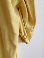 “ASTER” Silk Puff sleeve hand remake shirts