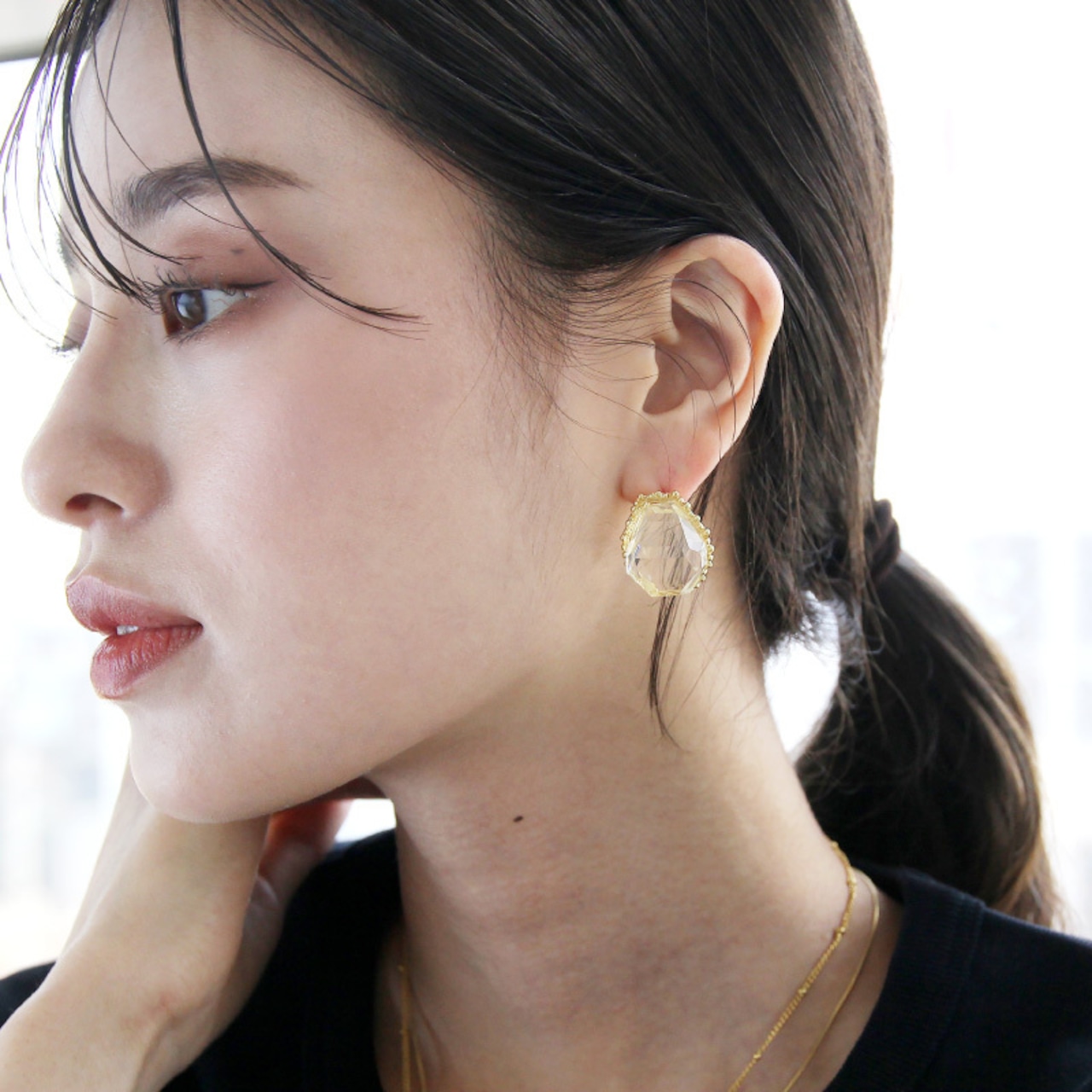 \期間限定1000円ポッキリ/【ネコポス便】ピアス マルチデザインクリアピアス 合金 女性 レディーズ アクセ イビツ カーキ クリア 透明 オレンジ パープル クリアピアス アクリル樹脂 1726