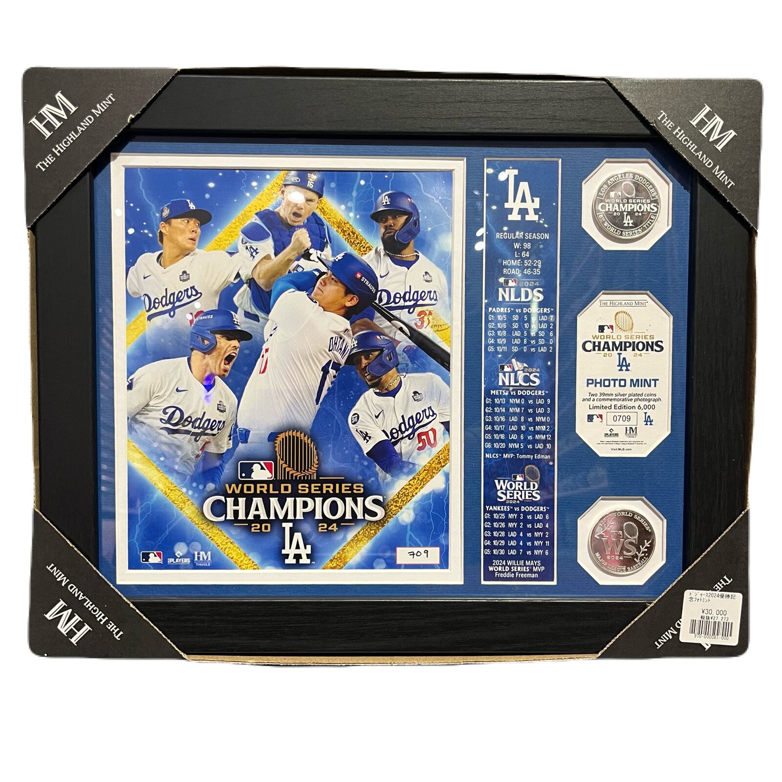 山本由伸 2024 WS優勝記念グッズ ゴールドコイン | フォーリーフベース
