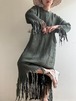 1980s Vintage "FLAX" Somebody Rework Dress