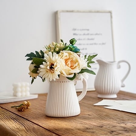  ホワイトフラワーベース ピッチャー型ホワイトフラワーベース［brm296］ | bRoom.（ブルム）