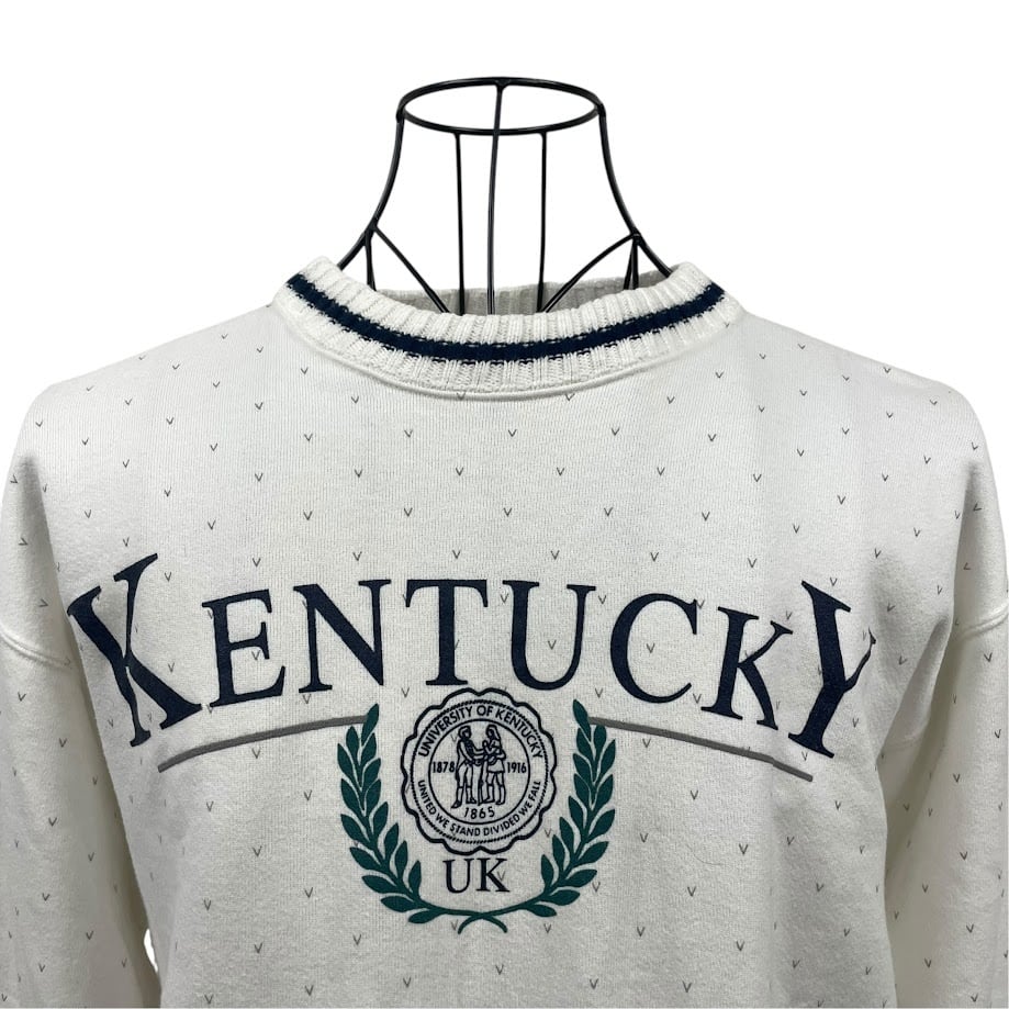 スウェット kentucky カレッジロゴ スウェット ヴィンテージ風 60s