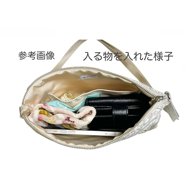 両面帯サコッシュ・梅・400-457:西武渋谷