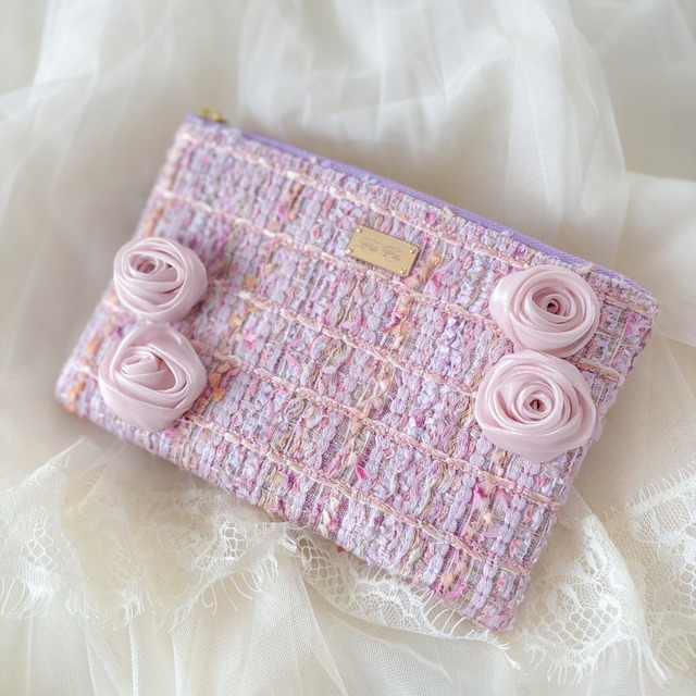 5【ポーチM】Couture Pouch〔MALHIA KENT×with Feminine Rose〕